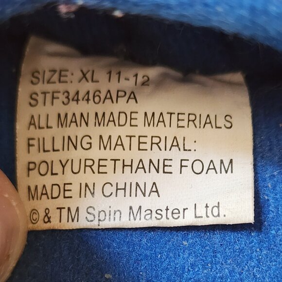 Paw Patrol Kids Slippers Size 11-12 - Picture 8 of 10